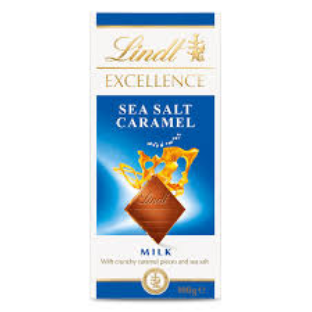 LINDT EXCELLENCE MILK CARAMEL SALT 100G